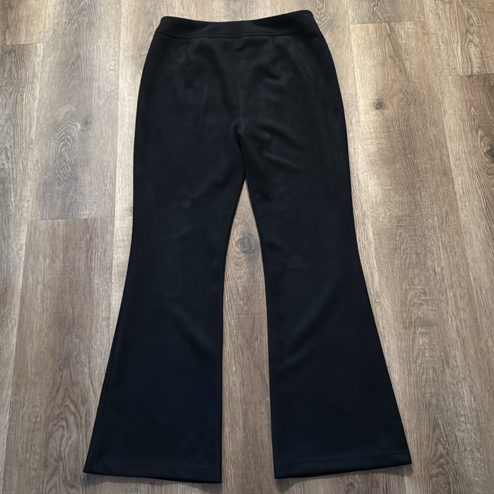 Indigo Thread Co Black Faux Suede Pants Size 6 - Picture 2 of 8